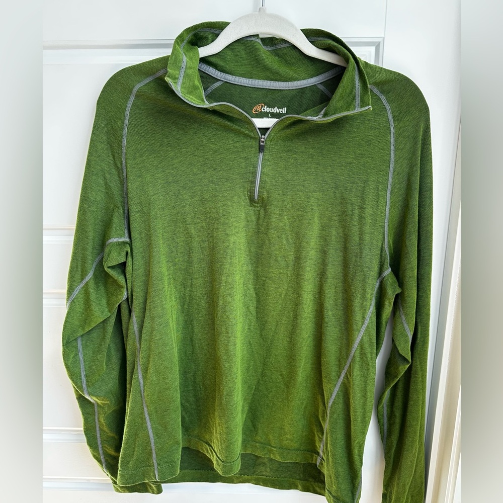 Cloudveil Men's Quarter-Zip Performance Pullover Size Large